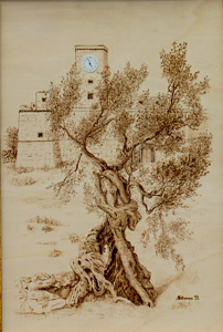 Il Guardiano della Nostra Storia - cm. 61x41 - collez. privata Brindisi